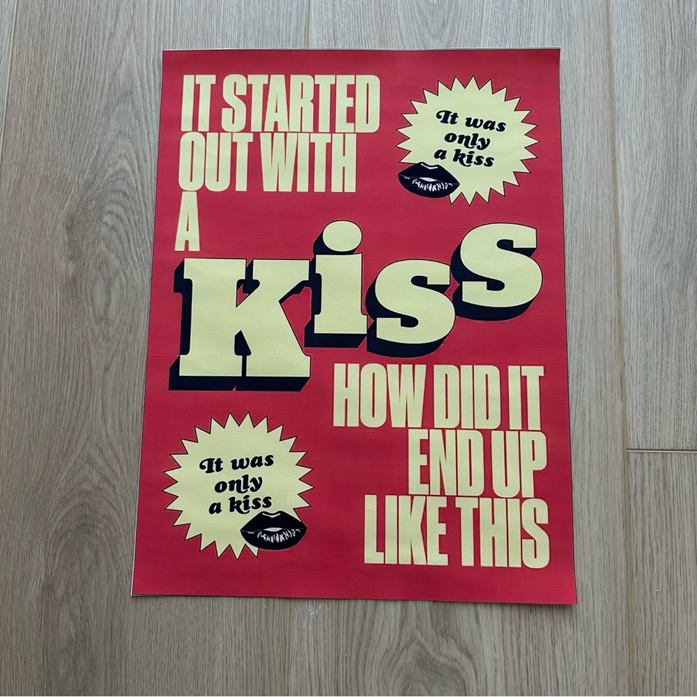 Mr. Brightside Lyrics Canvas Art Print Poster